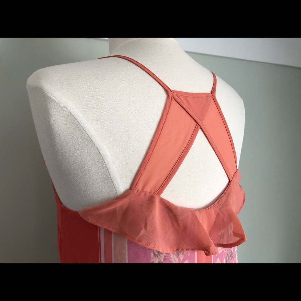 Summery Ruffle Print Dress - Picture 7 of 9
